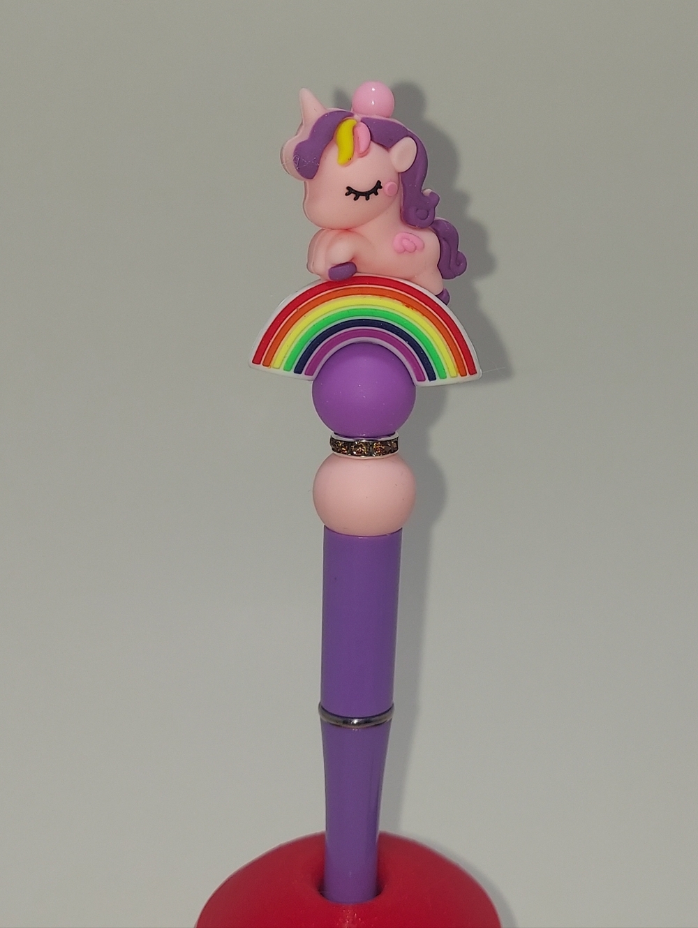 Pink And Purple Pegasus Pen